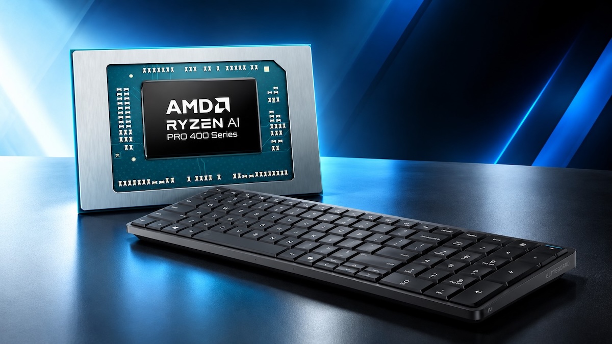 HP запустила продажи EliteBoard G2a — компьютера, встроенного в корпус полноразмерной клавиатуры - 1